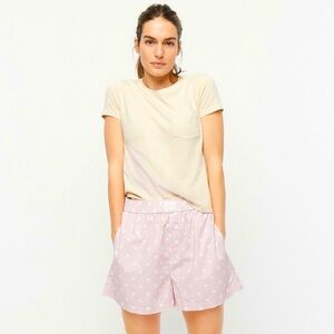 J.Crew - Cotton Poplin Boxer Shorts in Pink Dot